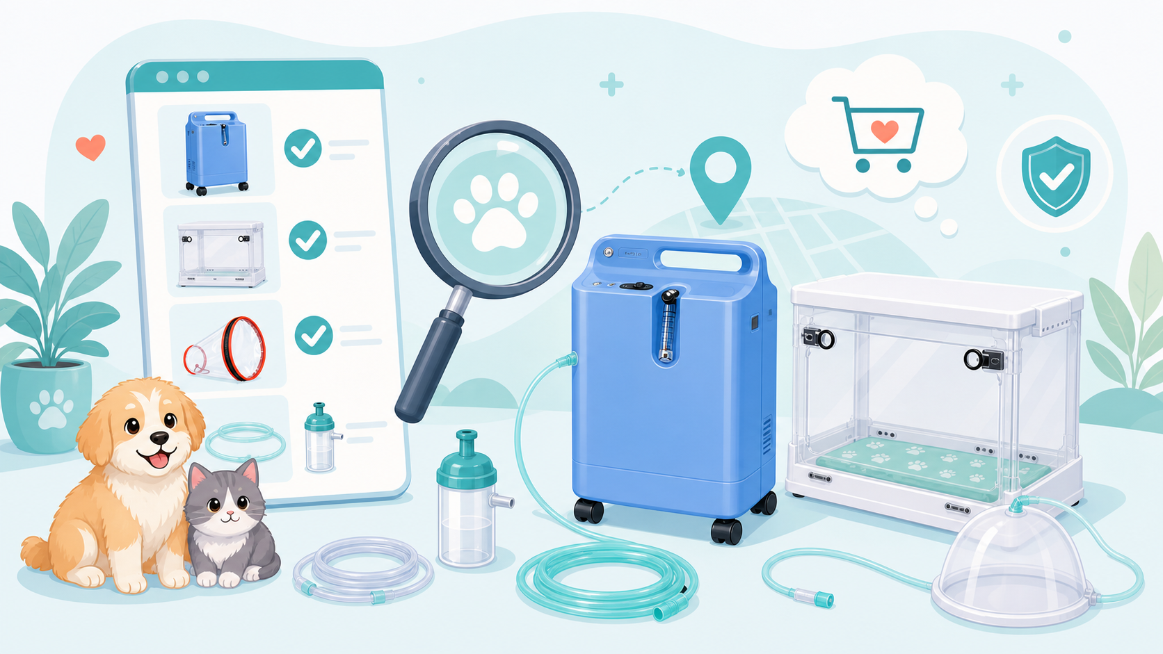 Looking for a Pet Oxygen Machine? Equipment Checklist